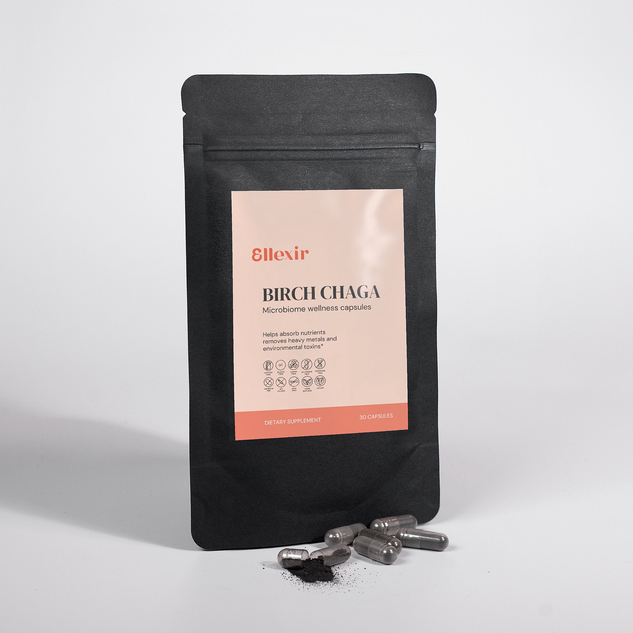 Birch Chaga Microbiome Wellness Capsules