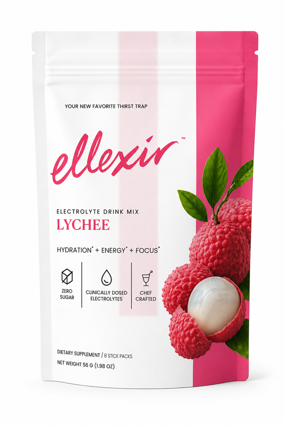 Lychee Electrolyte Hydration Powder (Caffeine-Free) - 8-ct Pouch